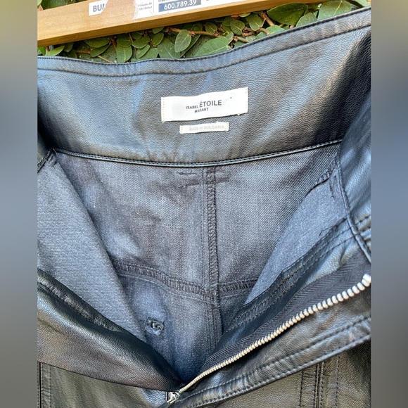 Isabel Marant Étoile | Faux-Leather Tessini Pants | US10 - Picture 11 of 12
